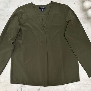 Lands' End Women's Deep Olive Blouse